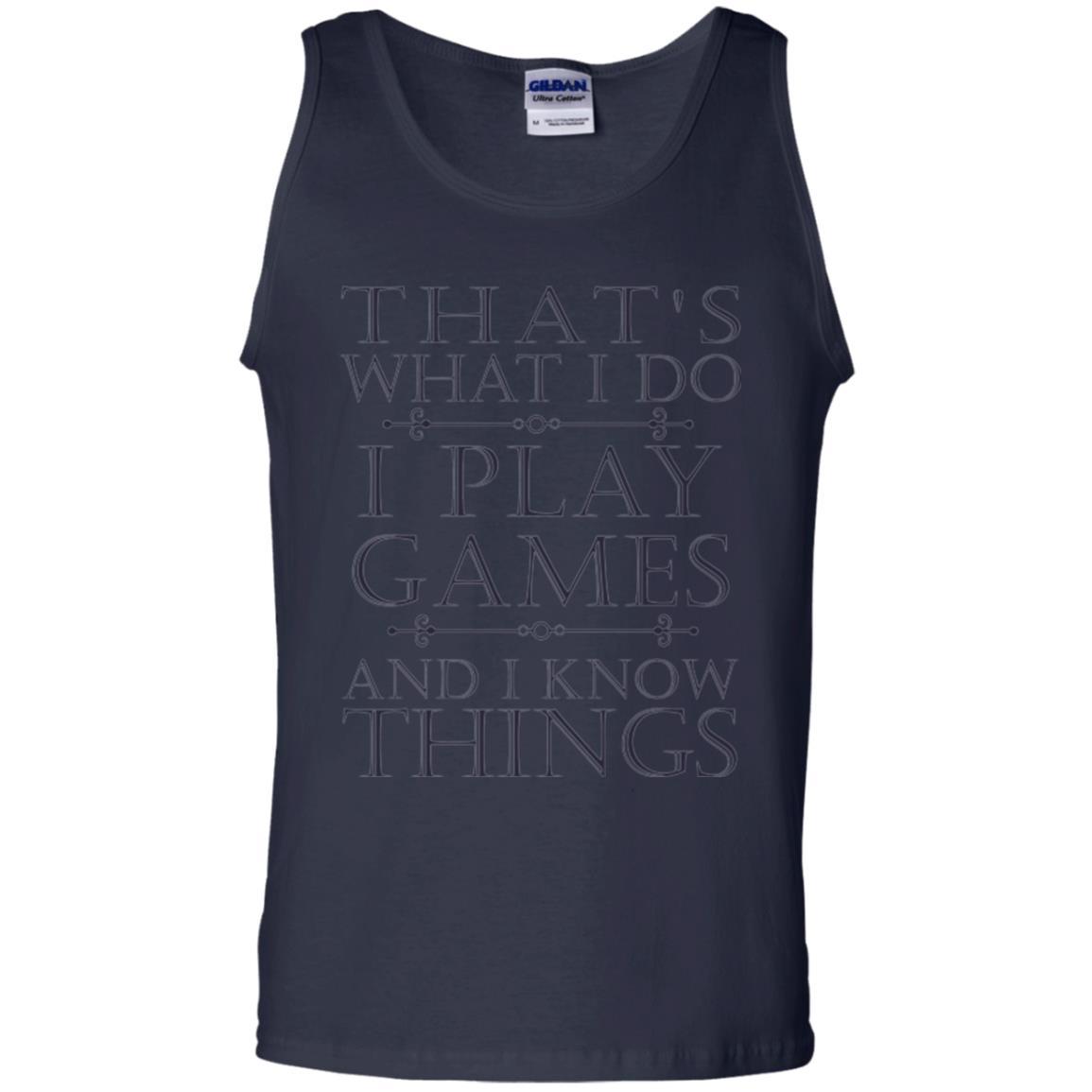 Gamer T-shirt That's What I Do I Play Games Navy