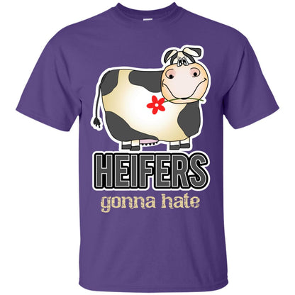Heifers Gonna Hate Funny Cow Shirt For Farmers Purple