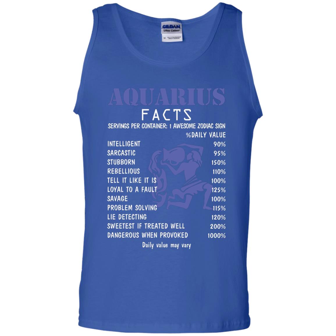 Aquarius Facts 1 Awesome Zodiac Sign Gift Shirt Fo Aquarius Horoscope Royal