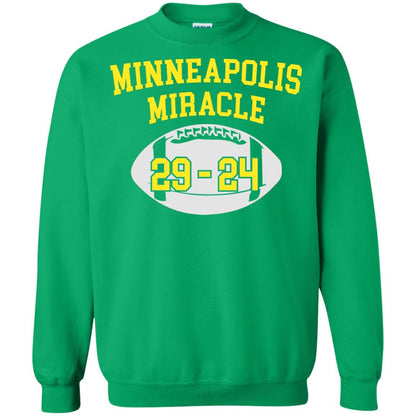 Football Lover T-shirt Minneapolis Miracle Irish Green