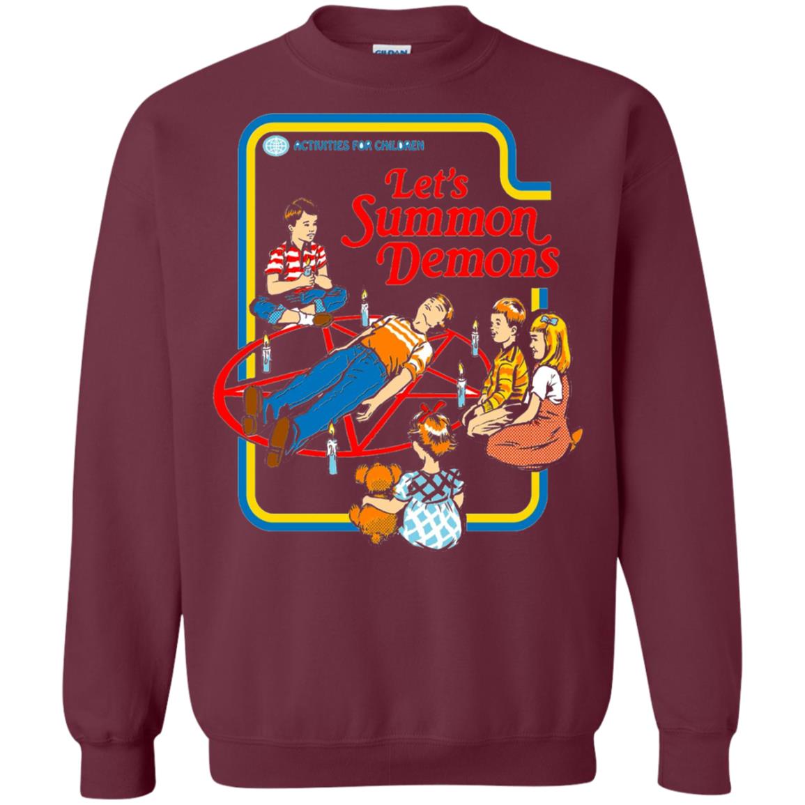 Lets Summon Demons Shirt Maroon