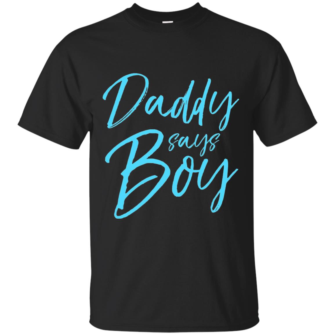 Daddy Says Boy Blue Gender Reveal Announcement
