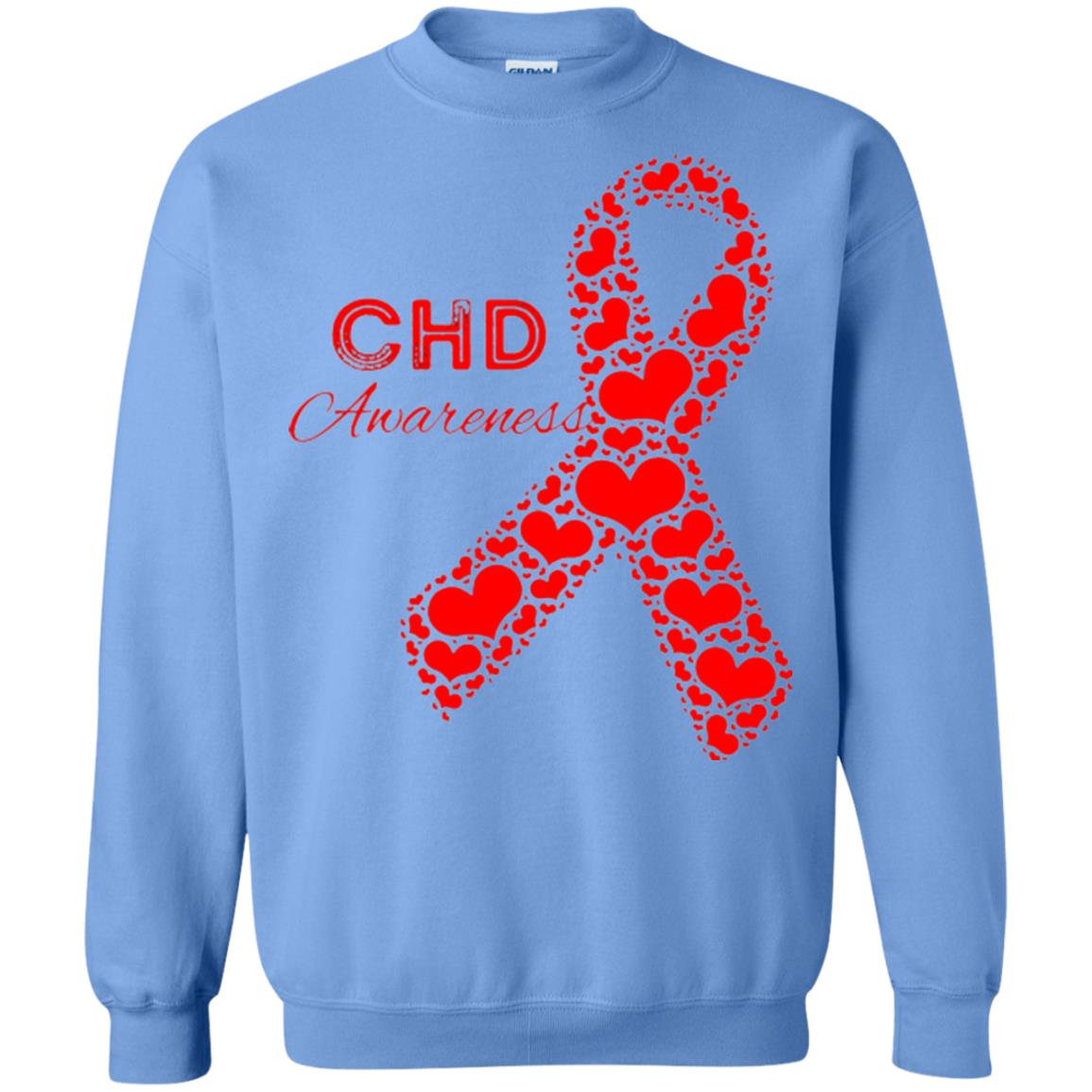 Chd Congenital Heart Defect Awareness T-shirt National Wear Red Carolina Blue
