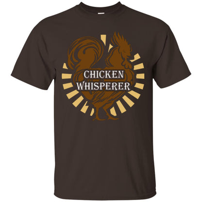 Farmer T-shirt Chicken Whisperer Dark Chocolate