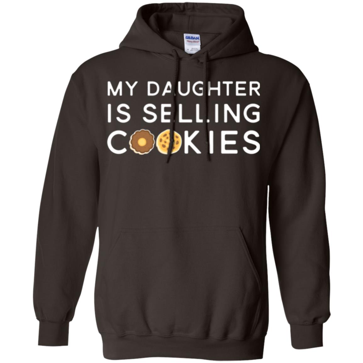 My Daughter Is Selling Cookies T-shirt Girl Cookie Dark Chocolate