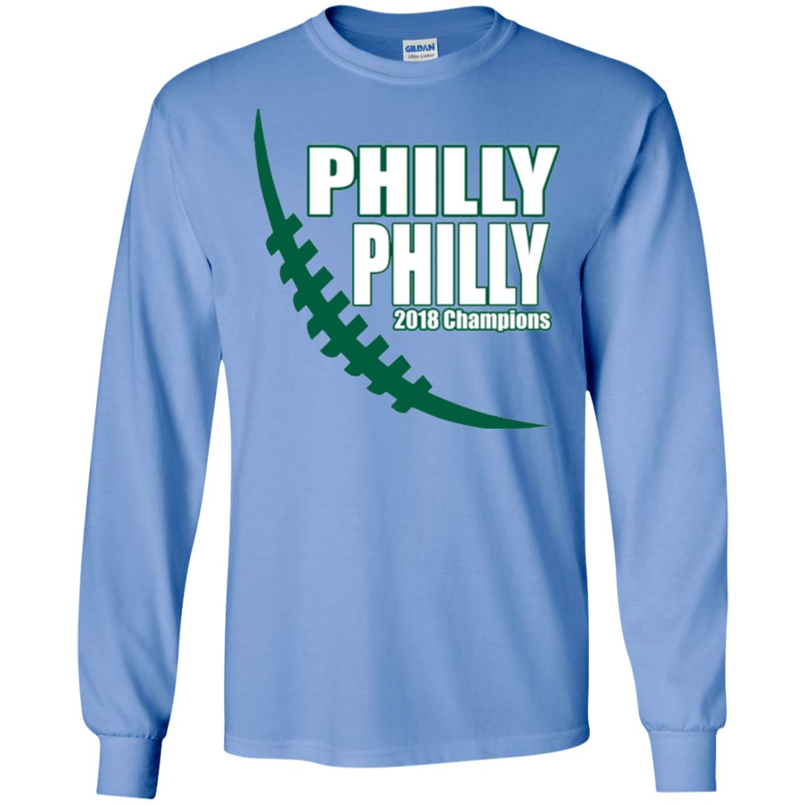 Football Lover T-shirt Philly Philly 2018 Championship Carolina Blue