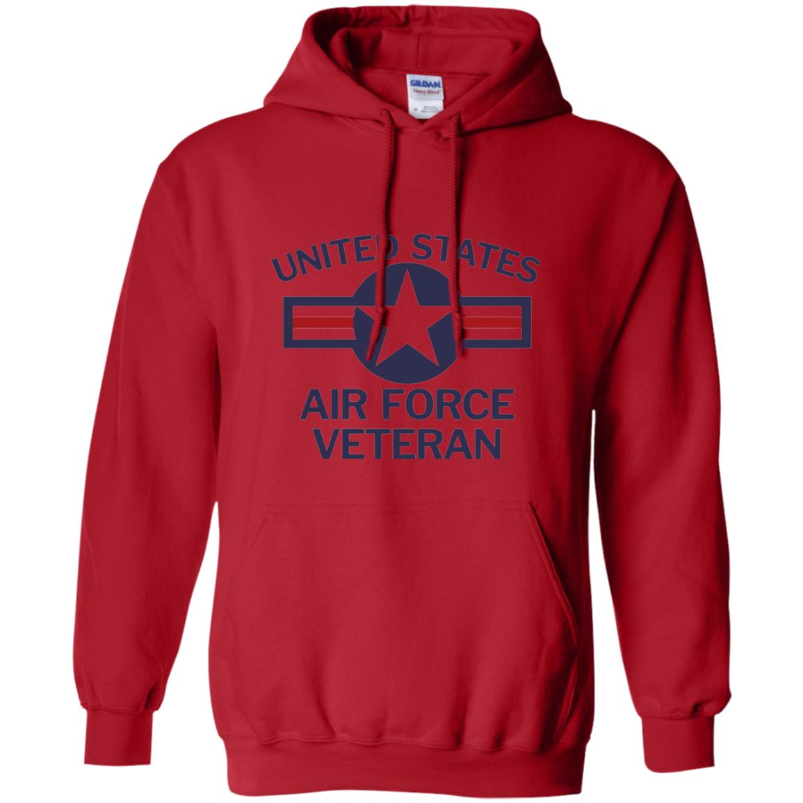 United States Air Force Veteran T-shirt Red