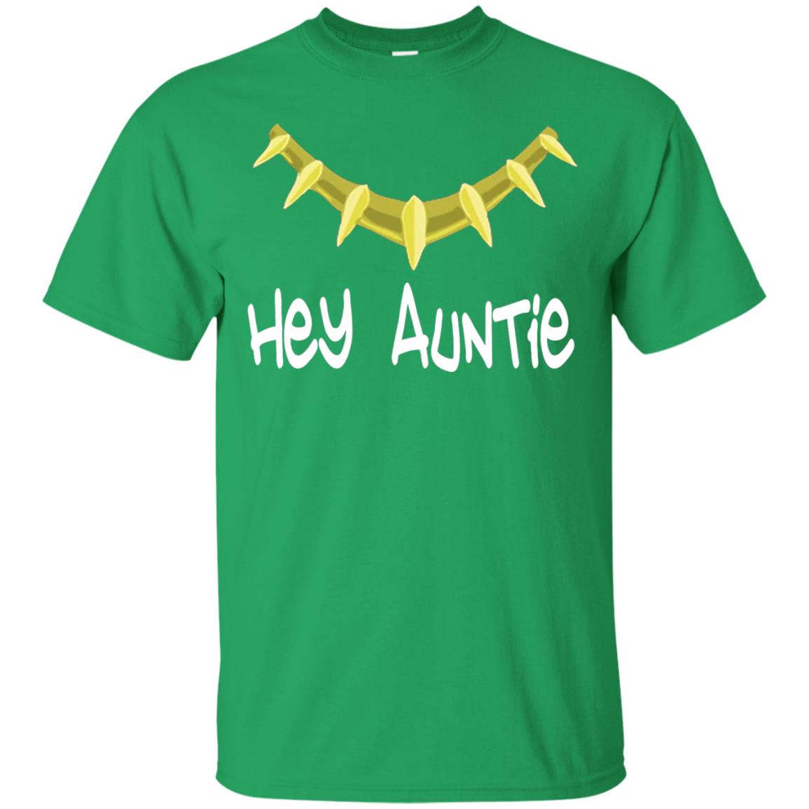 Hey Auntie Funny Aunt T-shirt Irish Green