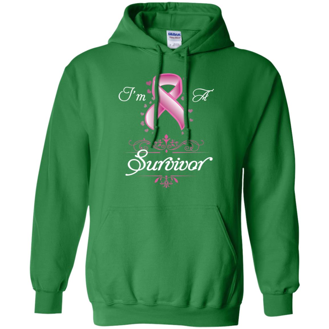 I Am A Survivor Breast Cancer Awareness Shirt Irish Green