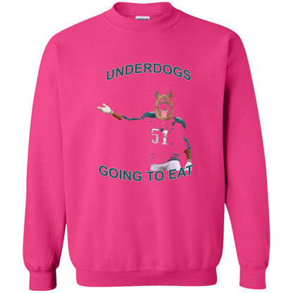 Football T-shirt Underdogs Going To Eat Heliconia