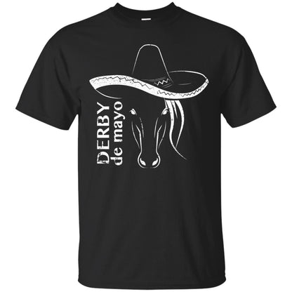 Derby De Mayo Sombrero Horse Race Shirt Black