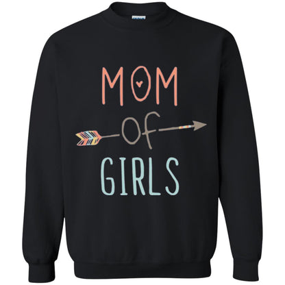 Mommy T-shirt Mom Of Girls Black