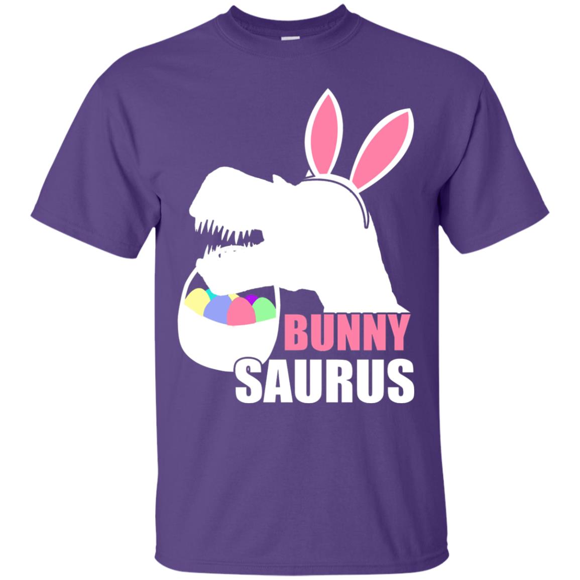 Bunnysaurus Easter Dinosaur Lover Shirt Purple