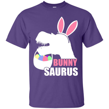Bunnysaurus Easter Dinosaur Lover Shirt Purple