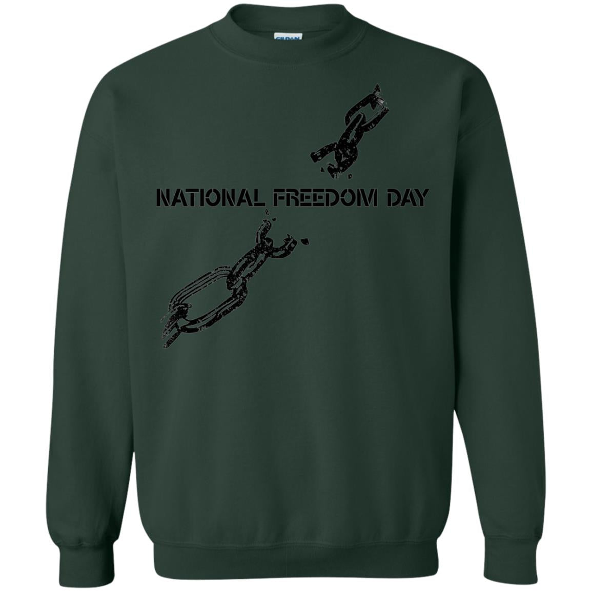 Veteran T-shirt National Freedom Day T-shirt Forest Green