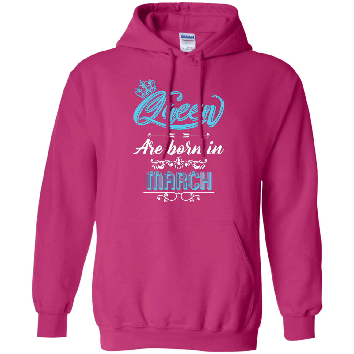 Brithday T-Shirt Queen Are Born In March Heliconia