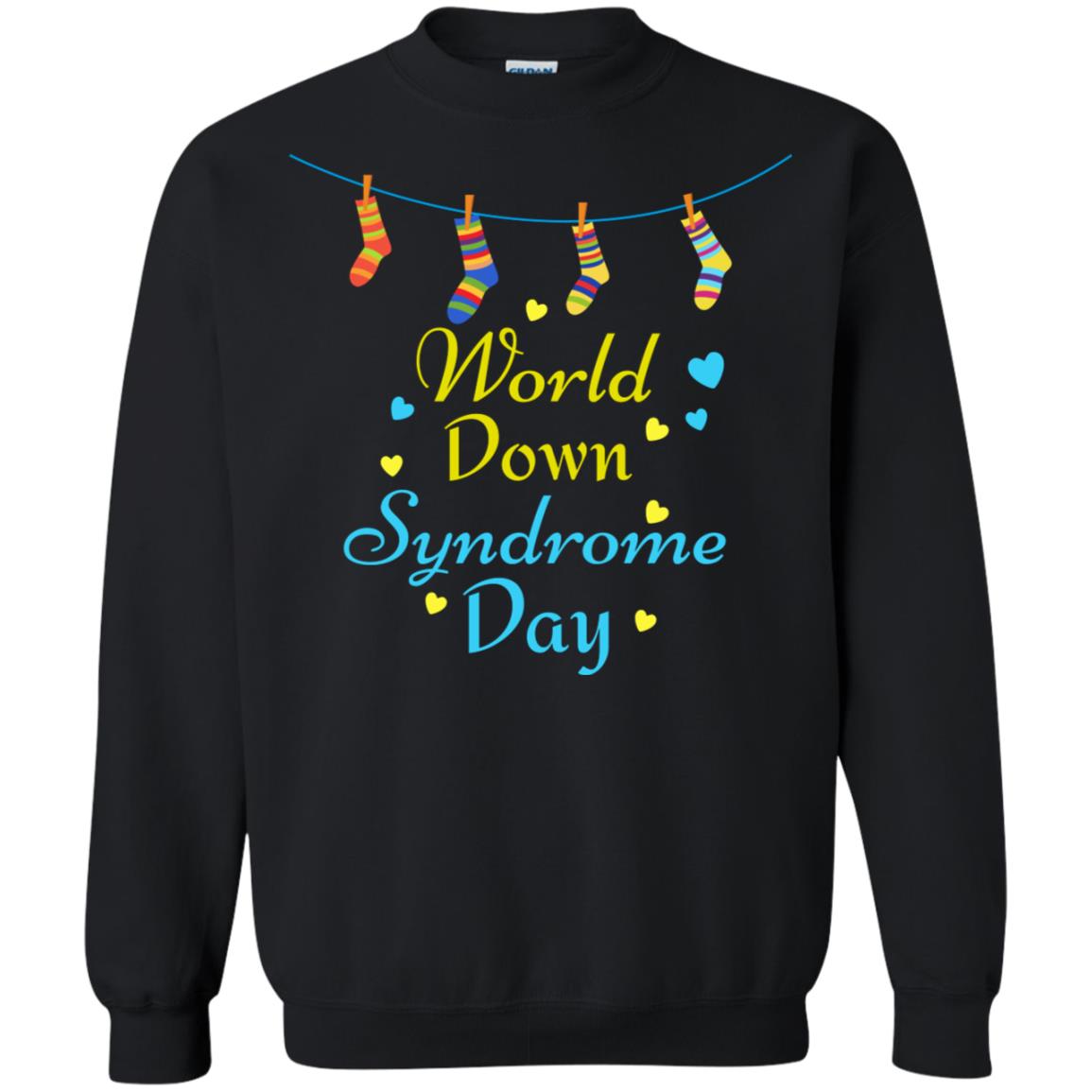 World Down Syndrome Day 21st March Gift Shirt Black