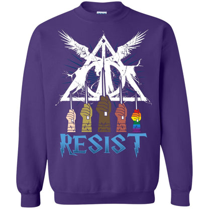 Resist Harry Potter Fan T-shirt Purple