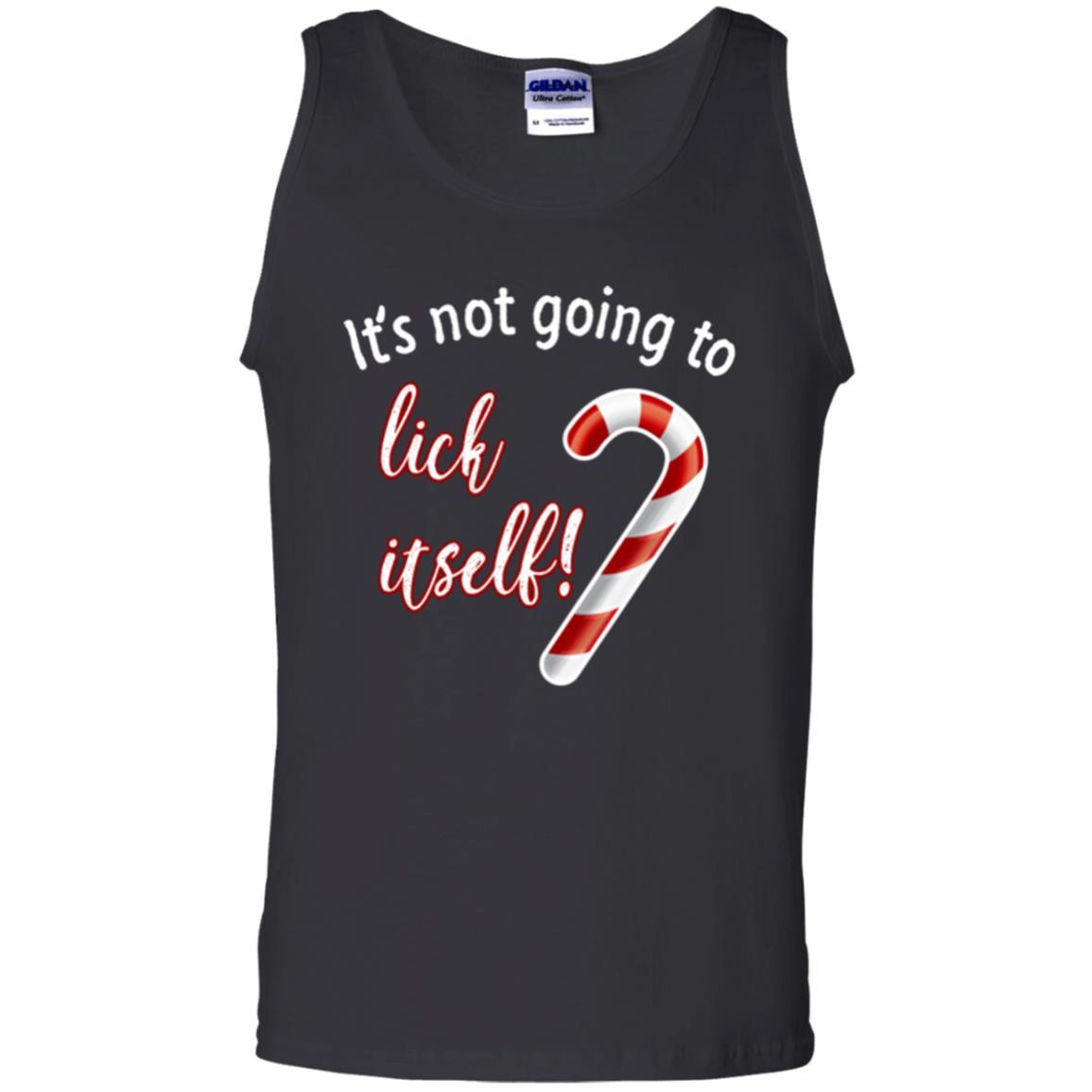Christmas T-shirt It's Not Going To Lick Itself Black