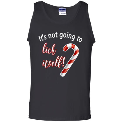 Christmas T-shirt It's Not Going To Lick Itself Black
