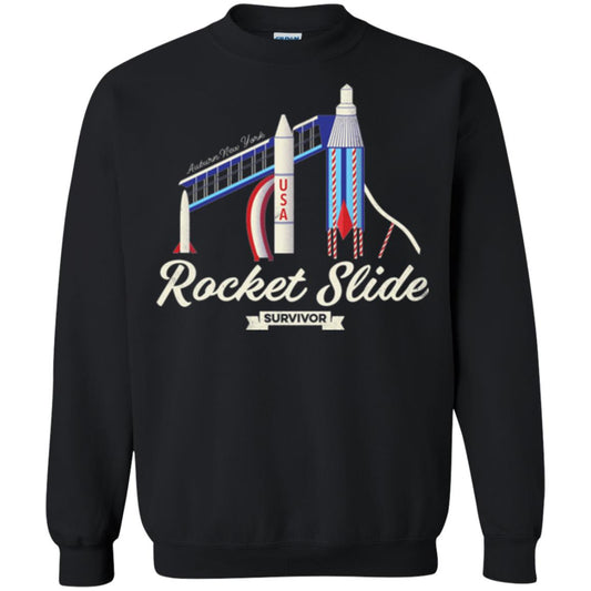 I Survived The Rocket Slide T-shirt Black