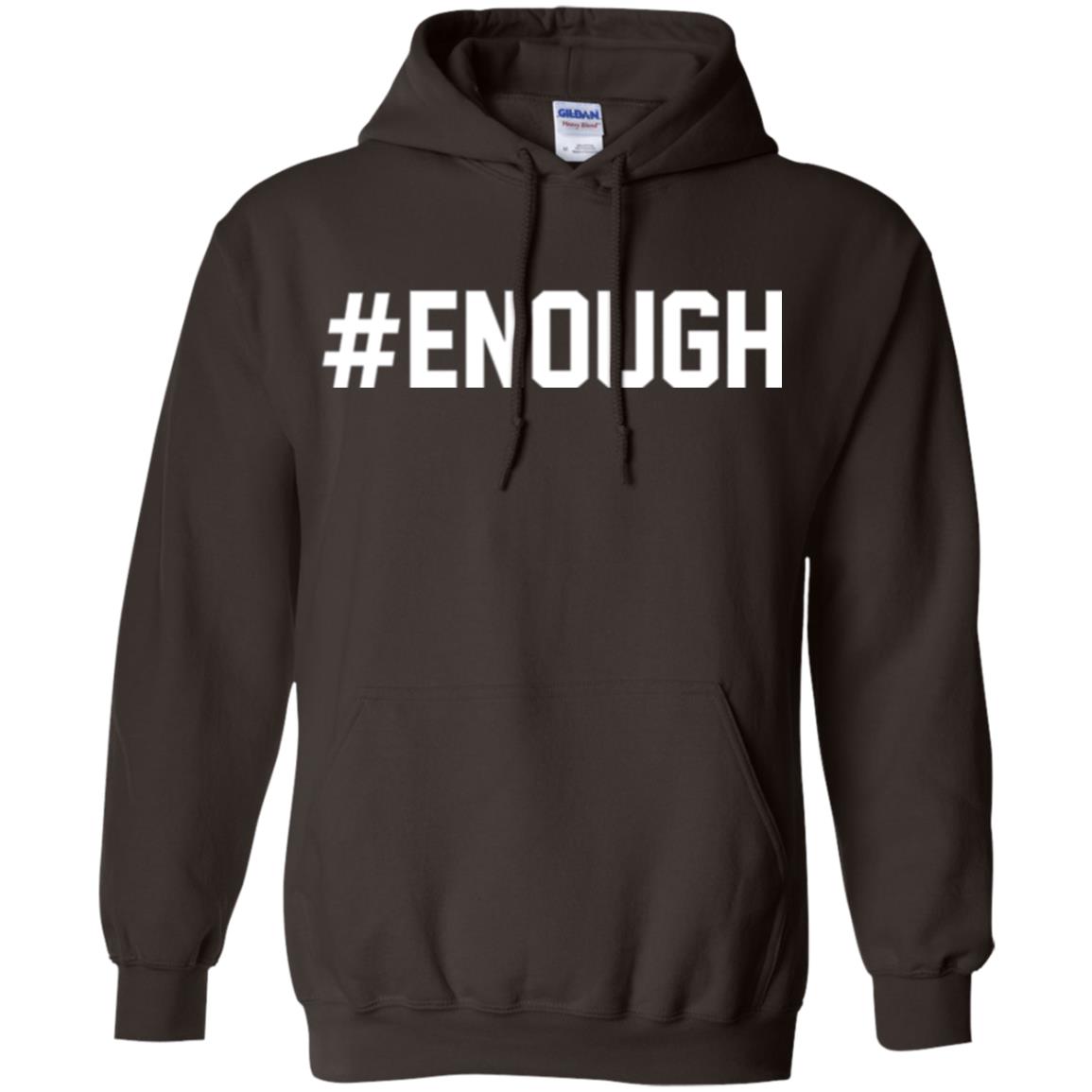Enough National School Walkout Student Merch T-shirt Dark Chocolate
