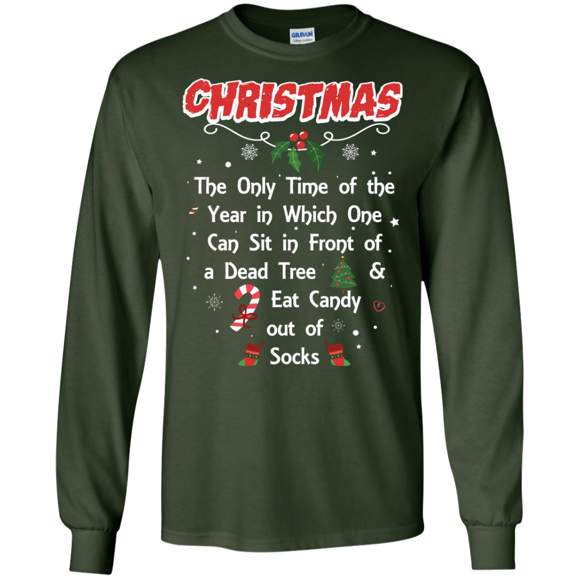 Christmas T-Shirt Forest Green