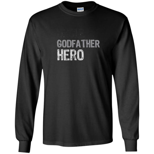Daddy T-shirt Uncle Godfather Hero T-shirt Black