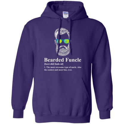 Uncle T-shirt Beared Funcle Purple