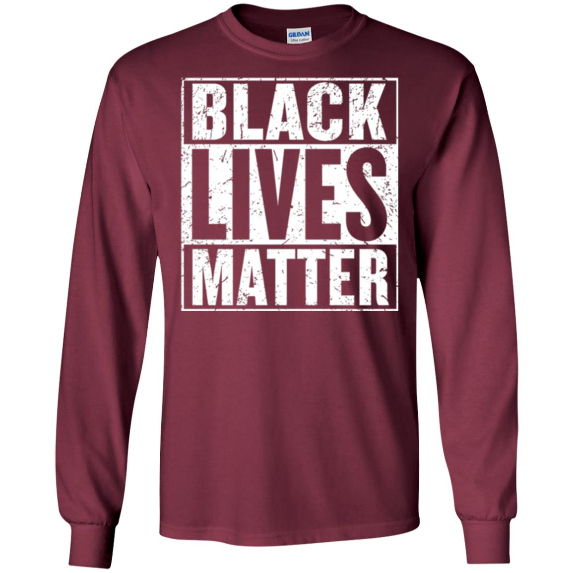 Black Pride African American Gift T-shirt Black Lives Matter Maroon