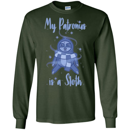 Film T-shirt My Patronus Is A Sloth T-shirt Forest Green