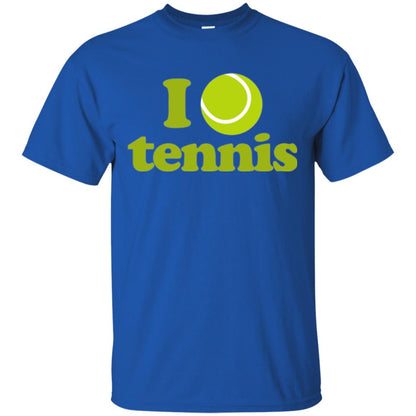 I Love Tennis T-shirt Royal