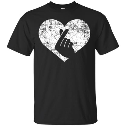 Lifestyle T-shirt Heart Hand Black