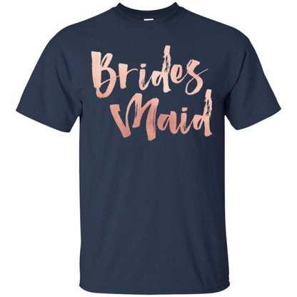 Bridal Shower Wedding Party Bridesmaid T-shirt Navy