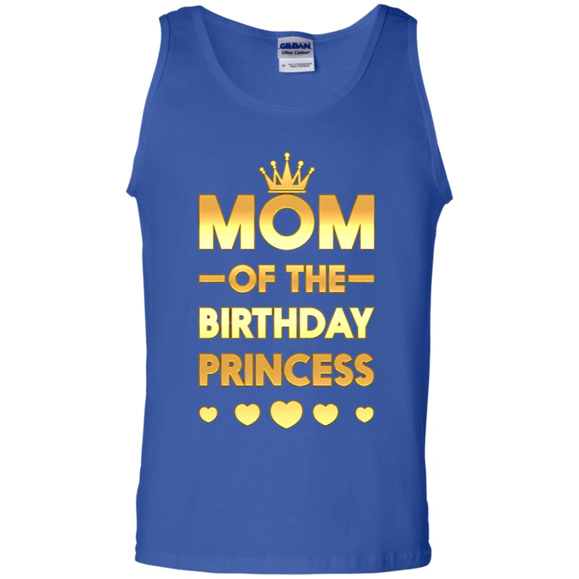 Mom Of The Birthday Princess Family T-shirt Royal