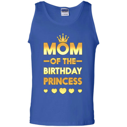 Mom Of The Birthday Princess Family T-shirt Royal