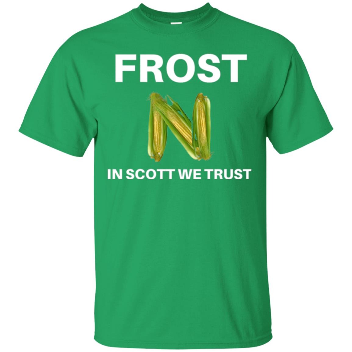 Frost Scott We Trust Nebraska Football Coach T-shirt Irish Green