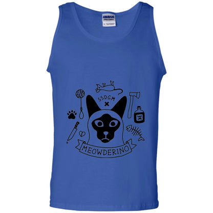 Meowderino T-shirt True Crime Cat Royal