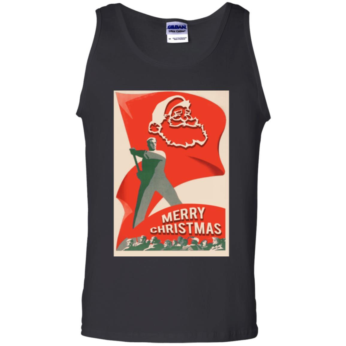 Santa Claus Merry Christmas Black