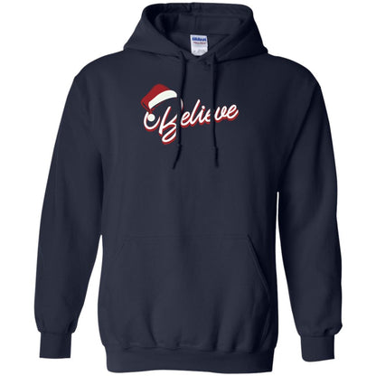 Christmas T-shirt Believe In Santa Claus Navy
