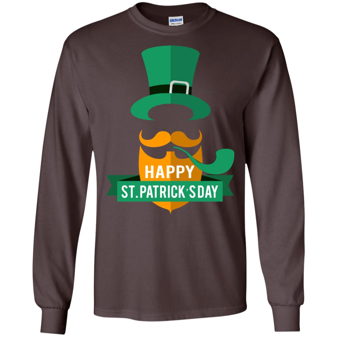 Happy St.patrick's Day T-shirt Dark Chocolate