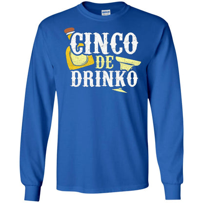Cinco De Mayo Drinko Celebration T-shirt Royal