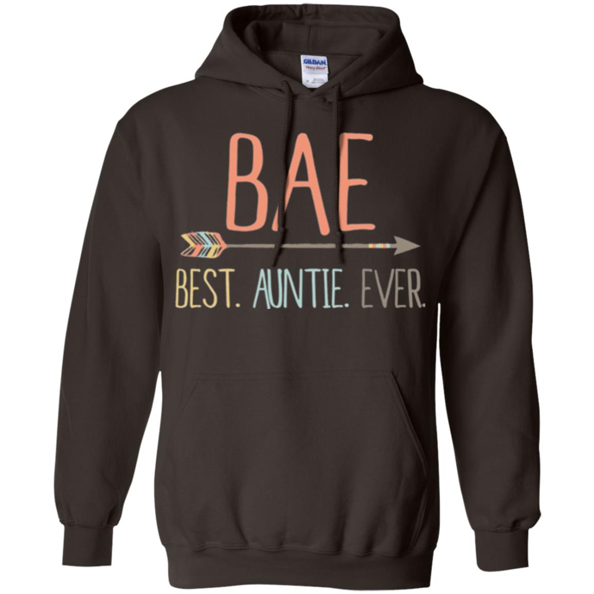 Bae T-shirt Best Auntie Ever Dark Chocolate