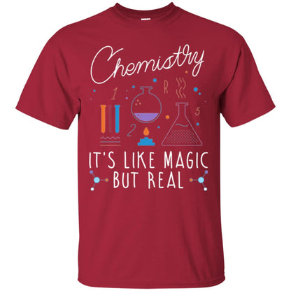 Chemistry T-shirt It_s Like Magic But Real Cardinal