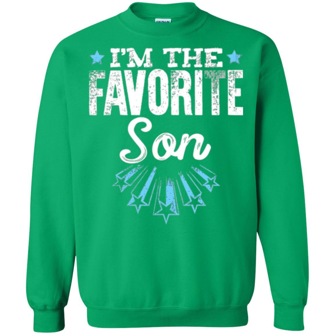 Family T-shirt I_m The Favorite Son Irish Green