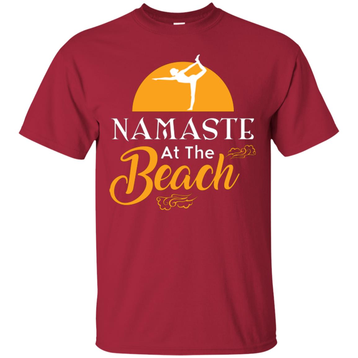 Yoga Lover T-shirt Namaste At The Beach Cardinal