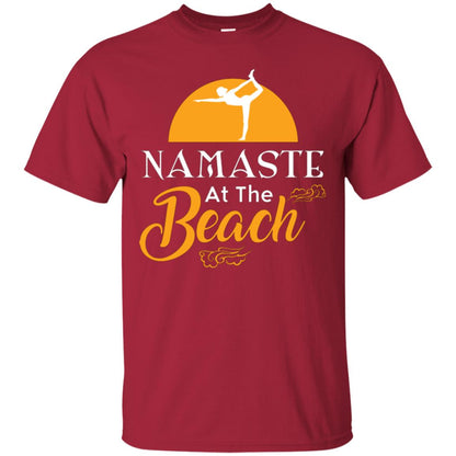 Yoga Lover T-shirt Namaste At The Beach Cardinal