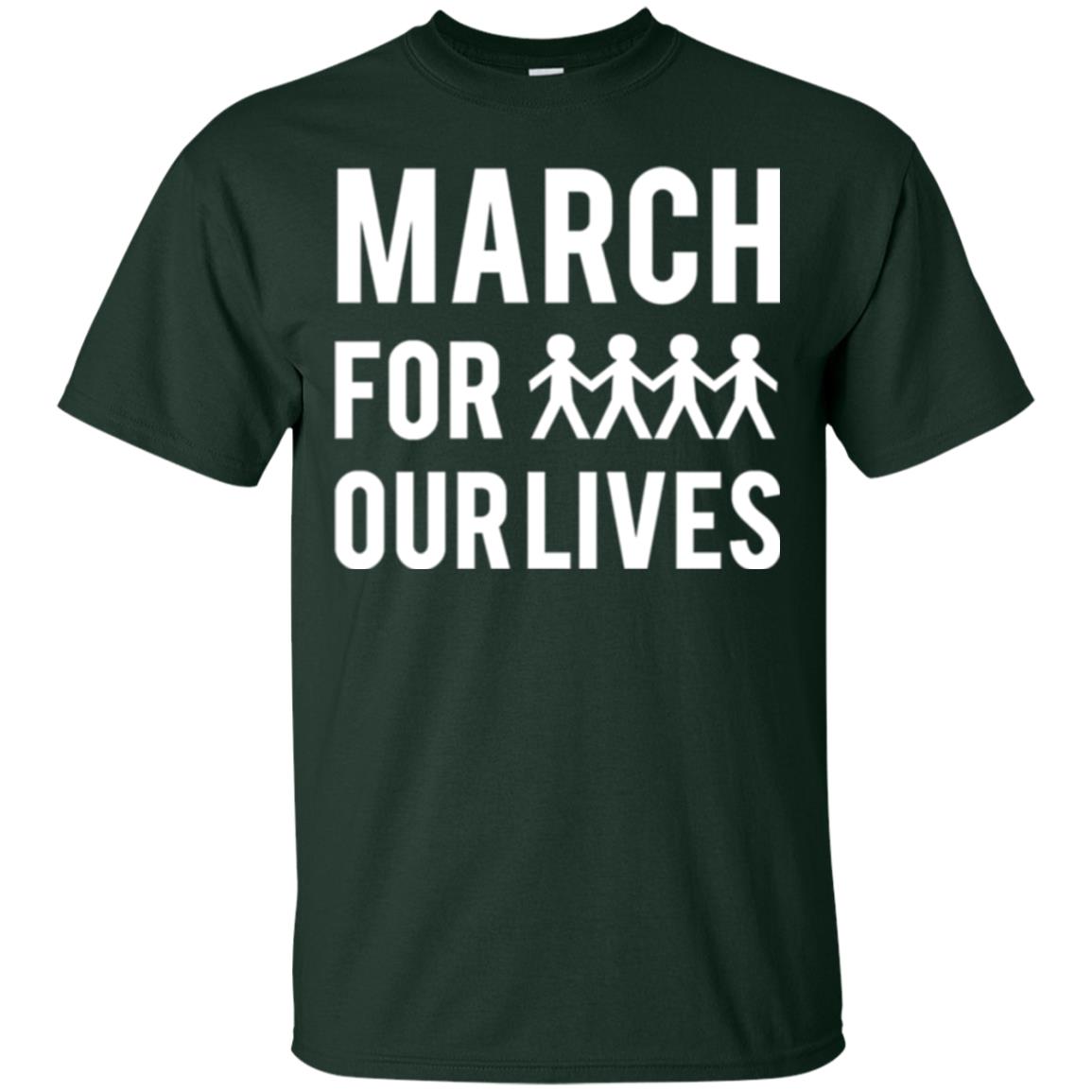 March For Our Lives Anti Gun T-shirt Forest