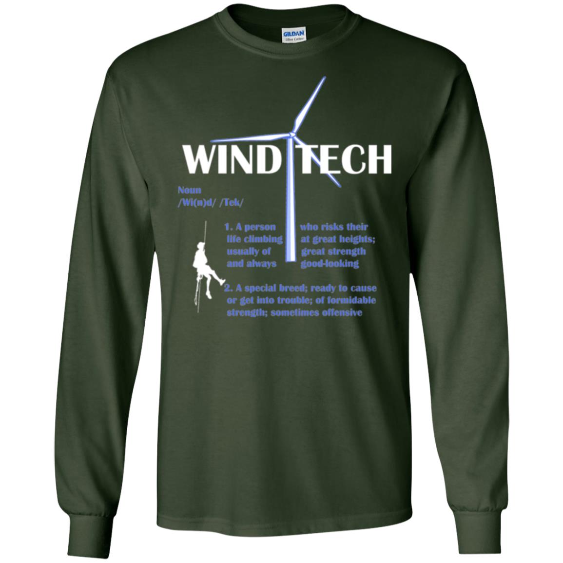 Wind Tech Definition T-shirt Forest Green