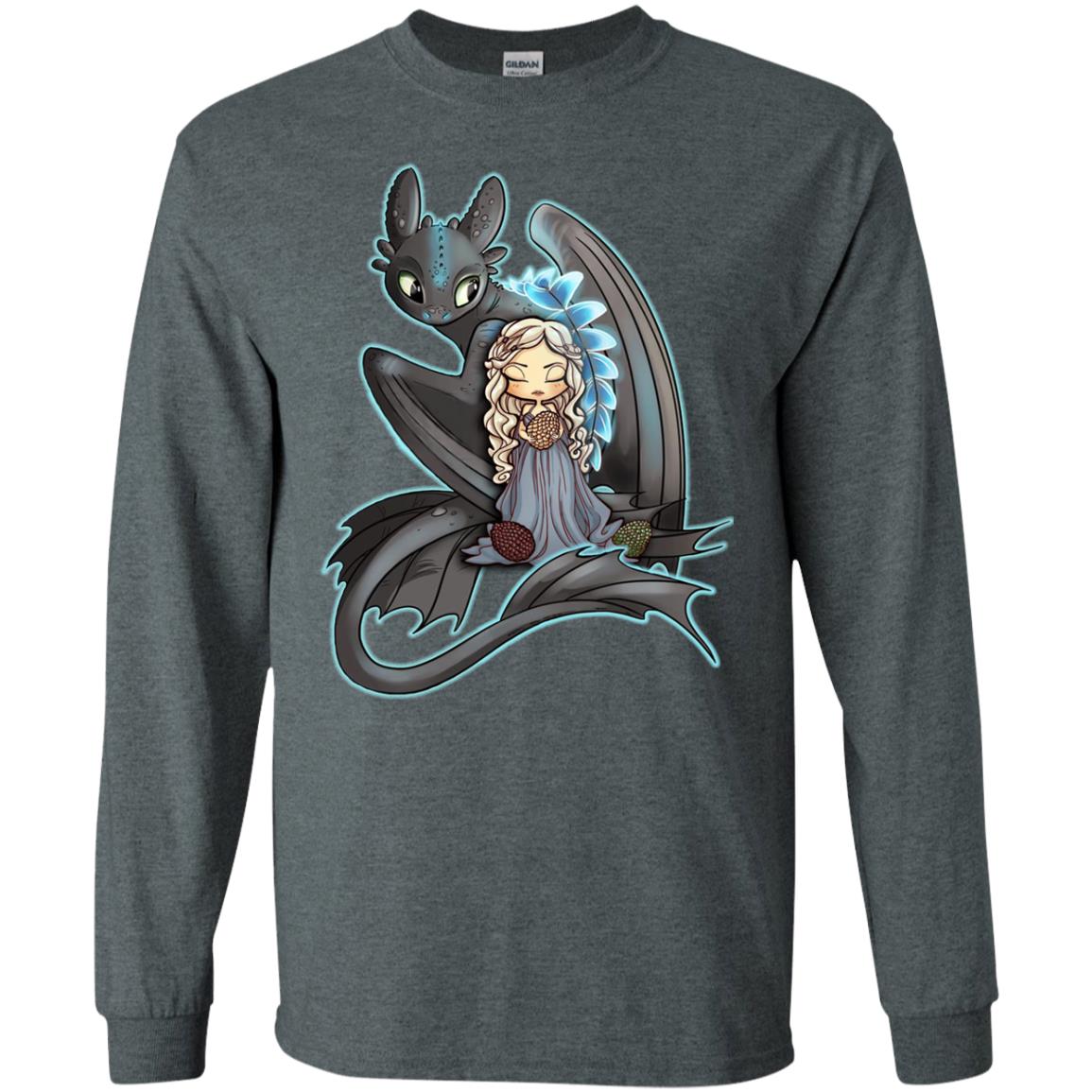 Dragon Night Fury Cartoon Shirt Dark Heather